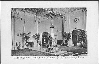 Rotunda, Chateau Laurier, Ottawa, Canada : Grand Trunk Railway System
