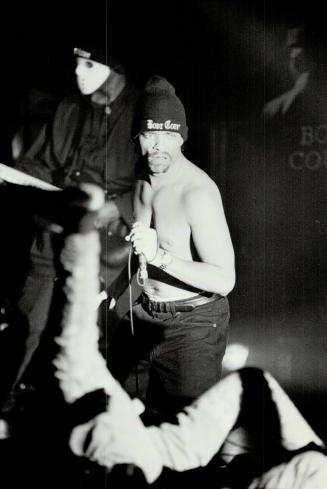 Rapper Ice-T sang songs about prison