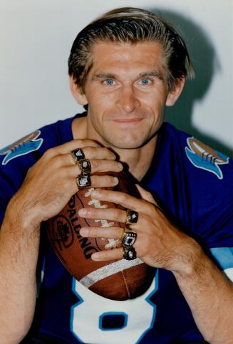 Jewelled Career: Hank llesic: with six Grey Cup rings to show off: had a longtime wish come true yesterday as Argos freed him to seek an NFL job