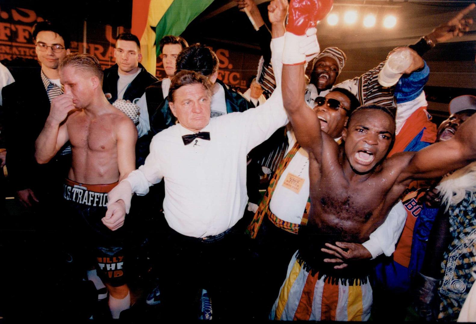 David Tetteh: far right