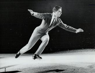 Star on ice, Donald Jackson, seen in his heyday in the early '60s, when he earned perfect scores to win the world championships in Prague, Czechoslova(...)