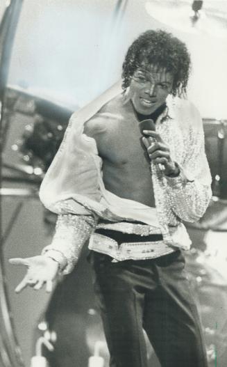 Michael Jackson, above, was a thriller for thousands of young fans as he performed in Toronto as part of his North American