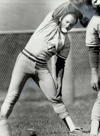 Gets chance: Righthander Roy Lee Jackson: limbering up at Jays' workout: was obtained from mets in trade for Bob Bailor and is on the spot because many feel Toronto should have got more in the deal