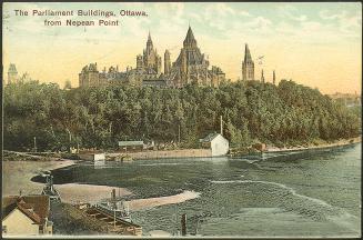 The Parliament Buildings, Ottawa, from Nepean Point