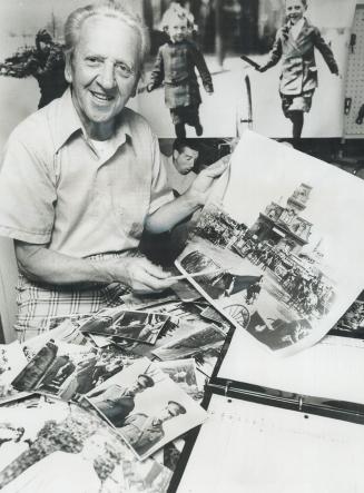 Preparing for history, Norman James, retired Toronto Star photographer, assembles James Collection of Early Canadiana at his Markham home. It is a col(...)
