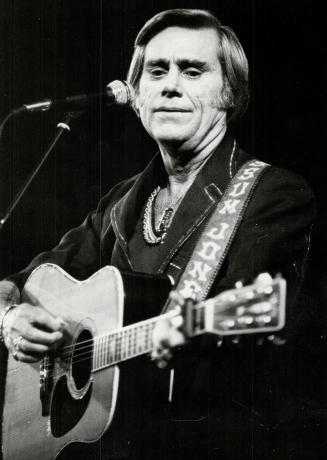 Electric: George Jones, says critic Peter Goddard, demonstrated at the Gardens that he is the ultimate singer of hurtin' songs and the century's signal performer of American popular music