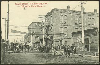 James Street, Wallaceburg, Ontario - Collwell's Book Store -