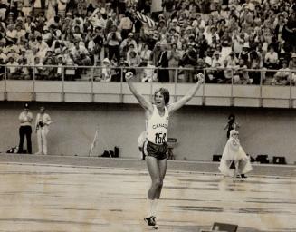 Greg Joy after his record jump 2m
