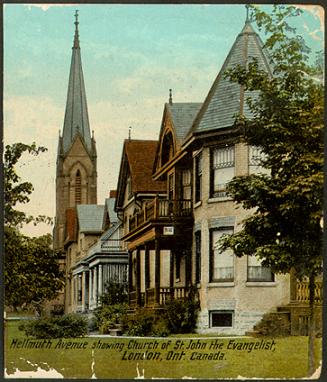 Hellmuth Avenue showing Church of St