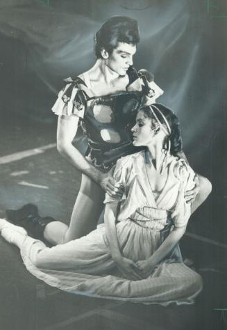 Important work: Karen Kain (alternating with Cynthia Luka who danced last night) is partnered by Peter Ottman in James Kudelka's The Rape Of Lucrece