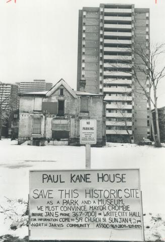 The former home of 19th century painter Paul Kane, on Wellesley St