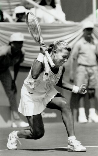 Make it four. Helen Kelesi's two-handed attack powered her to her fourth straight SunLife Nationals tennis championship over Patricia Hy 7-6, (7-1), 4(...)