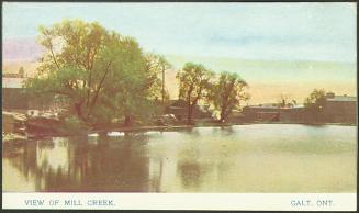 View of Mill Creek, Galt, Ontario
