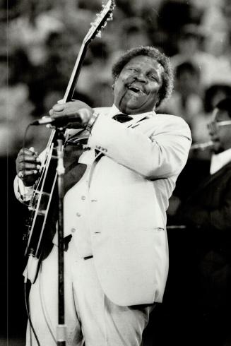 Blues-bender: B.B. King's latest album, King Of The Blues: 1989, treats classically simple song structure with imaginative electronics and steller side talents