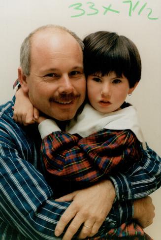 Robin Kirk with dad Brian rare medical condition can't smile