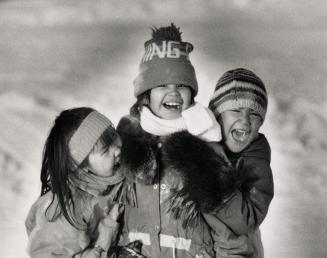 Children laughing