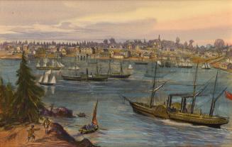 Harbour Victoria, British Columbia, 1862
