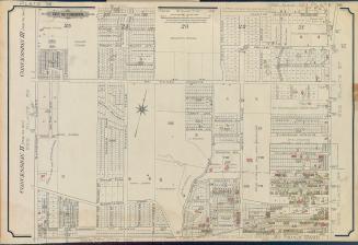 Atlas of the city of Toronto and vicinity from special survey founded on registered plans and showing all building and lot numbers.