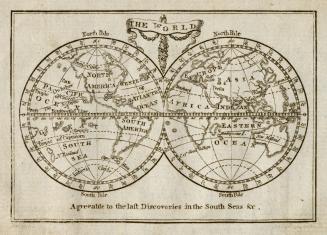 The World Agreeable to the last Discoveries in the South Seas &C.