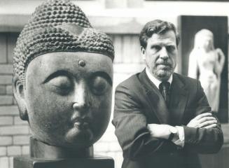 New man in charge: T. Cuyler Young appears as impassive as the Asian sculpture next to him but, as new director of the Royal Ontario Museum, he will h(...)