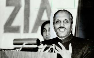 Bitter rivals: President Zia has failed to exploit vaccum left by the ailling Nusrat Bhutto