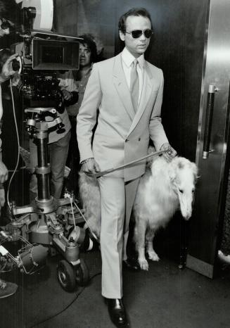 Take one: City-TV boss Moses Znaimer plays a shady underworld figure, accompanied by a borzoi named Lev, in the movie Misdeal, currently being filmed in Toronto