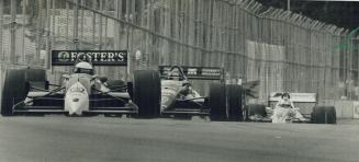 Speed is the name of the game at the Molson Indy, and the action during yesterday's final trials was definitely fast