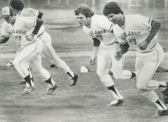 Spring training camp for Blue Jay pitchers and catchers officially opened yesterday with players running a few wind sprints