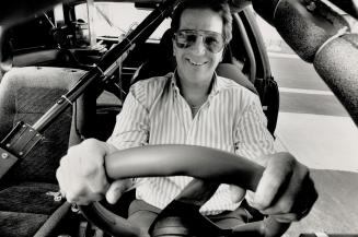 Behind the wheel
