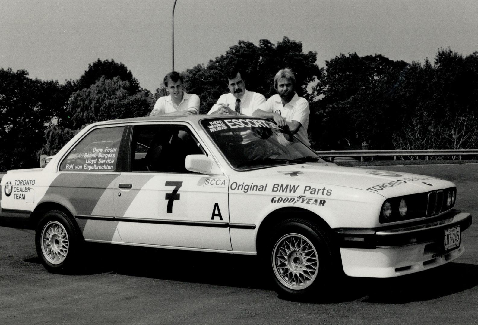 All geared up for a weekend's motoring in fast company