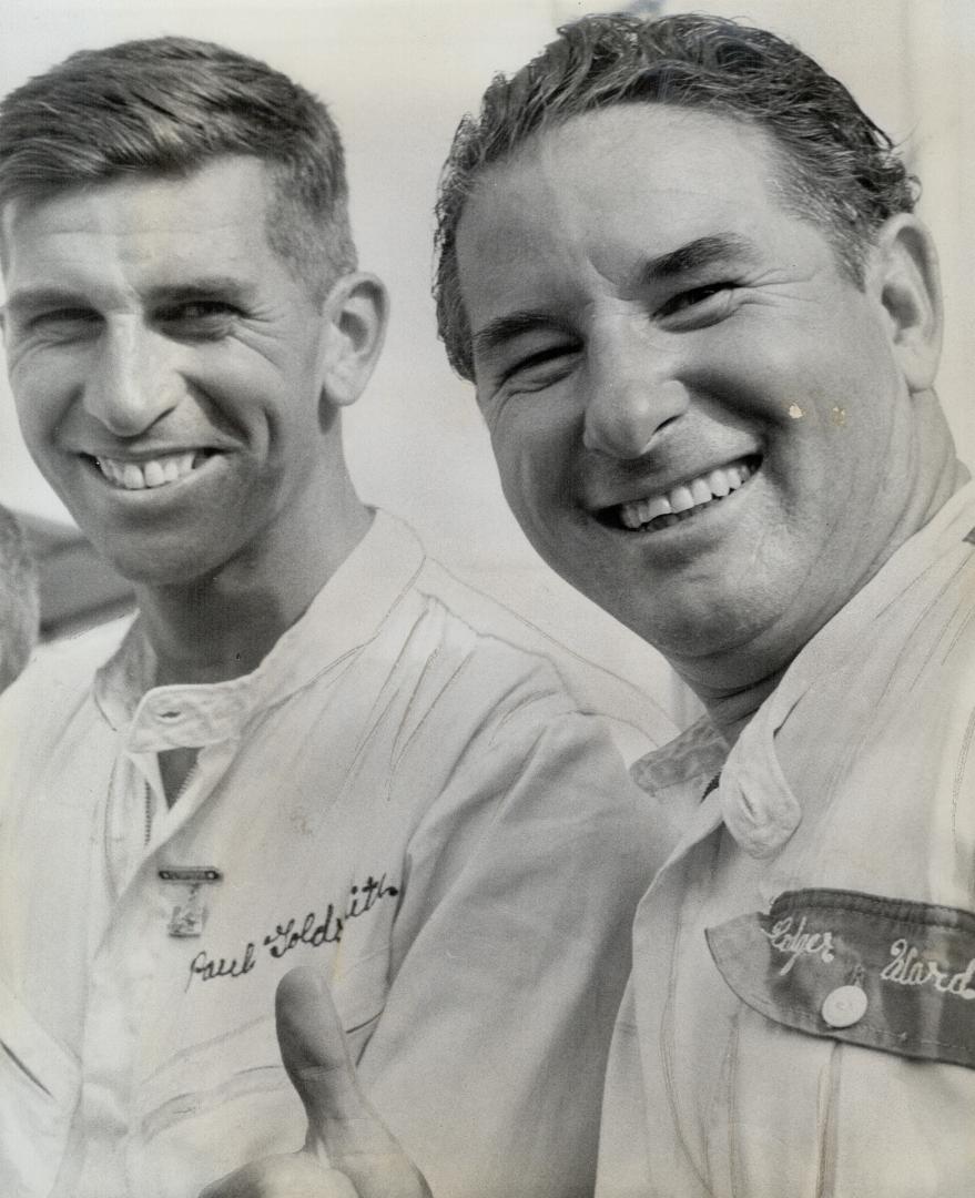 Roger Ward points out victor Paul Goldsmith