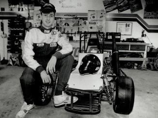 Reviving up: Fresh from a successful rookie year as a stock car driver, Brad Pearsall of Holland Landing will switch to this open-wheeler for the 1992 season