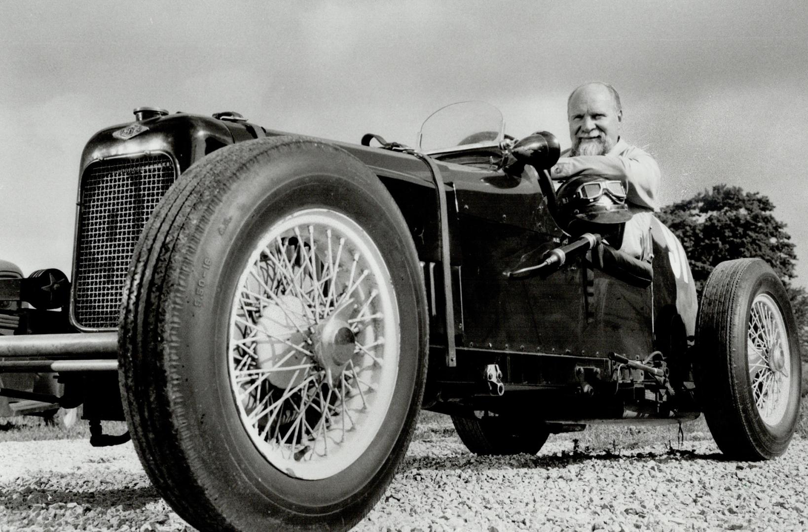 Racing down memory lane. John Sebert, 53, of Port Perry, has combined a love of auto racing with a love of nostalgia by racing the vintage car circuit(...)