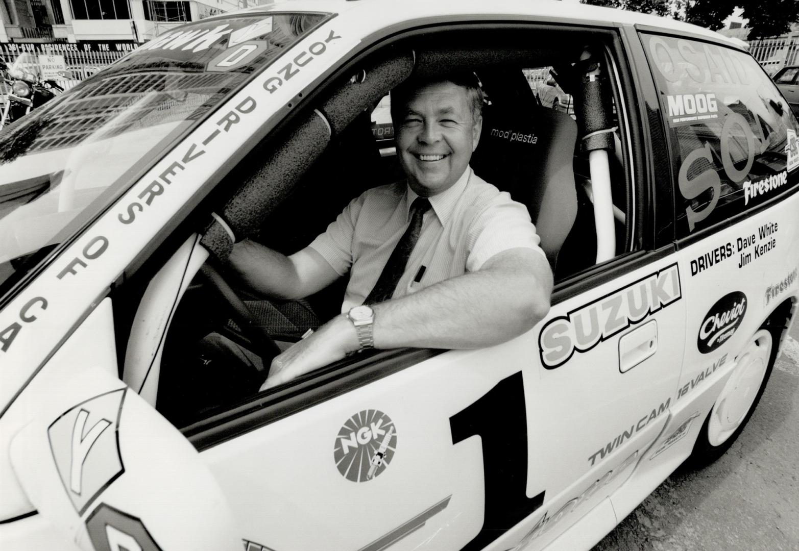 David White racer and instructor at Young Drivers of Canada