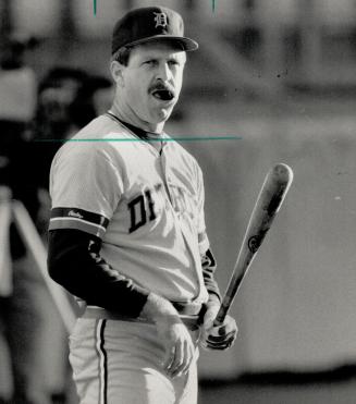 Tom Brookens carried a big bat - but a small