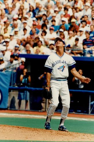 Blue Jays lefthander Stan Clarke, looking at another one that got away, was shelled during 12-2 shellacking by the Orioles but starter Joe Johnson was(...)