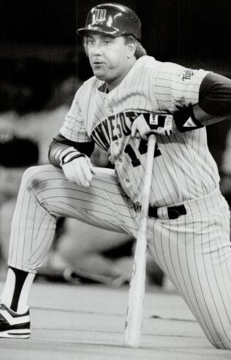 At home: Twins first baseman Kent Hrbek is a native Minnesotan who says he has it all as he is able to indulge his passions, baseball and hunting