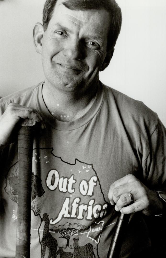 Out of Africa: Pickering's Bob Johnston spent two weeks last fall in Kenya and Uganda helping to set up baseball camps for youngsters in those countries