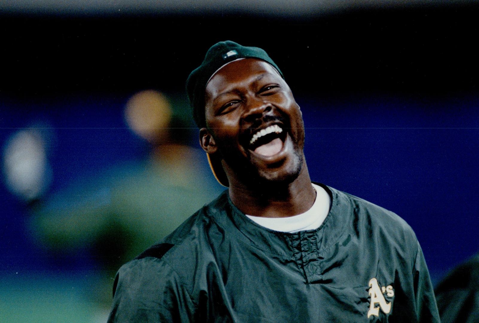 Blue Jays starter Jack Morris, above, known as the greatest money pitcher of his generation, takes charge at yesterday's workout as Oakland A's pitche(...)