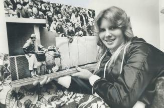 There are hazards to being a Blue Jay ball girl, Irene Cesil, 17, has learned