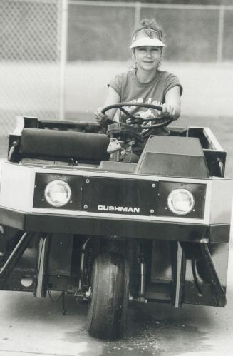 Stacy Stangle 30 Head grounds keeper at Jay Training Camp