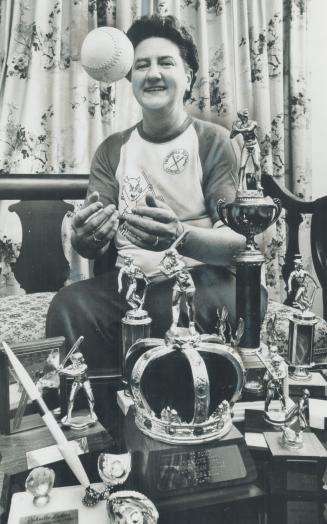 Canada's top pitcher in women's softball until she retired in 1973, Marion Fox, 43, of Willowdale, has been nominated for induction into the Sports Ha(...)
