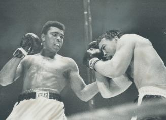 Clay and Chuvalo took turns pouring in the punches