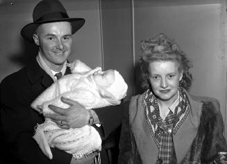War bride and family