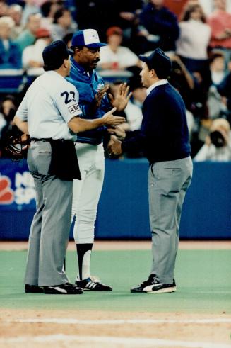 Northin' up his sleeve: But, was there something down Dennis Eckersley's trousers? Or, in his glove? Cito Gaston demanded a ninth-inning search, which infuriated Tony La Russa