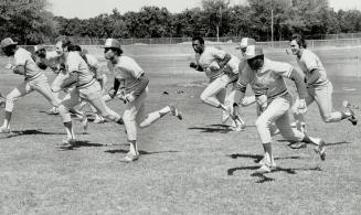 Wind sprints get legs in shape for running 162 games of baseball