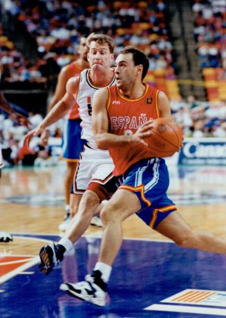 Mark Price (white shirt) USA