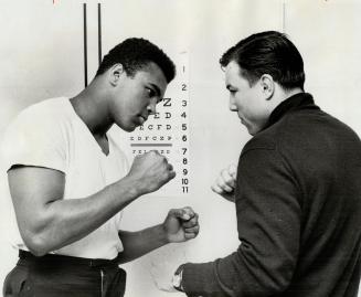 Just perfect' Perfect physical specimens was the verdict yesterday as Cassius Clay and George Chuvalo underwent a medical examination for their March (...)