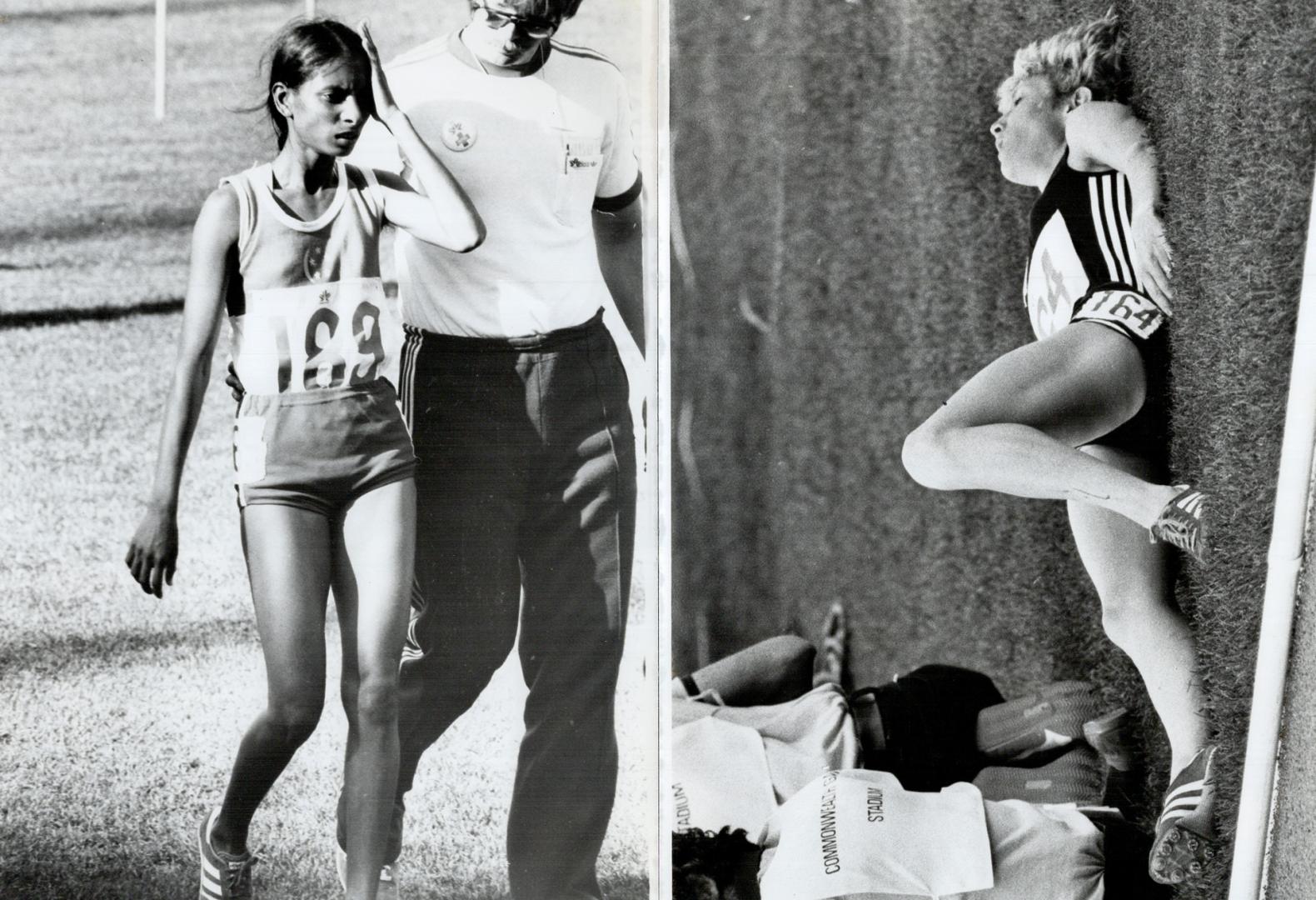 Womens 3000 metres. Some gals did not make, some did and they are sorry they competed in the first ever 3000 metres in Commonwealth games. Heather Tho(...)