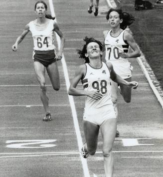 1500 metres Final winners. Mary Stewart (Eng).98. Christine Bennino (Eng. 2nd.) 3rd Penny Werther (Can) 64